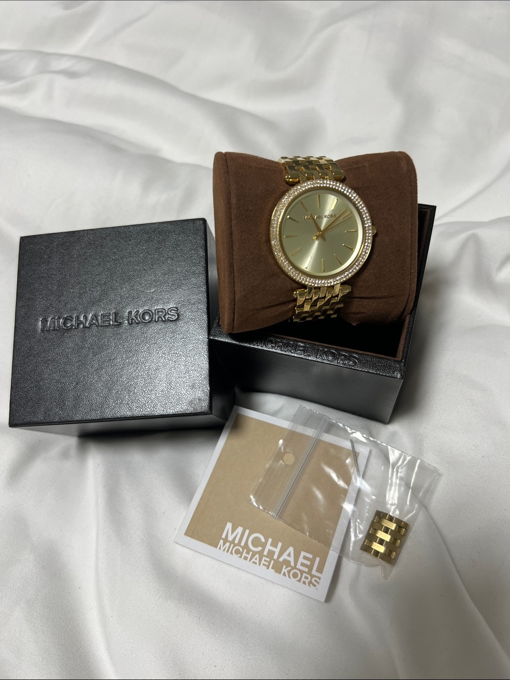 Michael Kors Gold Crystal-Accent Watch
